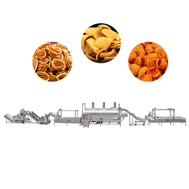 Ligne automatique pratique de production alimentaire de casse-croûte d'acier inoxydable